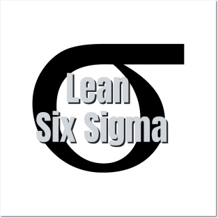 Lean Six Sigma / Sigma Symbol Posters and Art